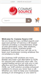 Mobile Screenshot of commssource.co.uk