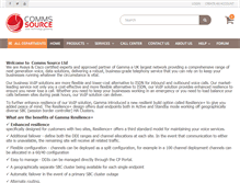 Tablet Screenshot of commssource.co.uk